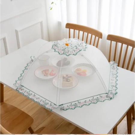 (White-2)Umbrella food cover